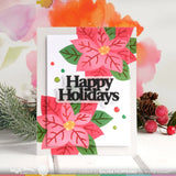 Happy Holidays Print Die