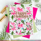 Happy Holidays Print Die