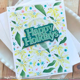 Happy Holidays Print Die