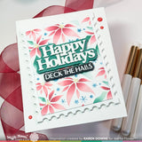 Happy Holidays Print Die