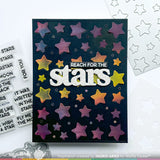 Random Stars Stencil