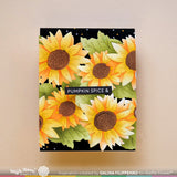 Sunflower Cluster Stencil