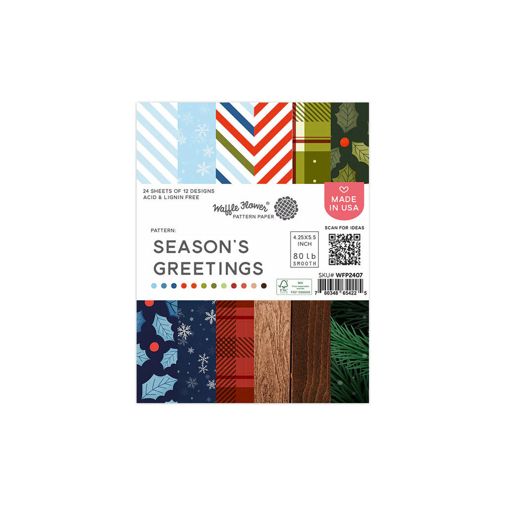 Season's Greetings Paper Pad