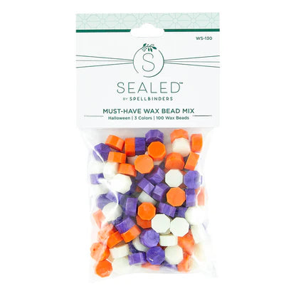 Must-Have Wax Bead Mix Halloween from the Sealed by Spellbinders Collection