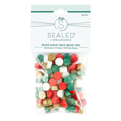 Must-Have Wax Bead Mix Christmas from the Sealed by Spellbinders Collection