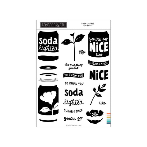 Soda-Lighted Stamp Set (6 x 8)