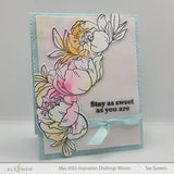 Prim Peonies Stamp Set