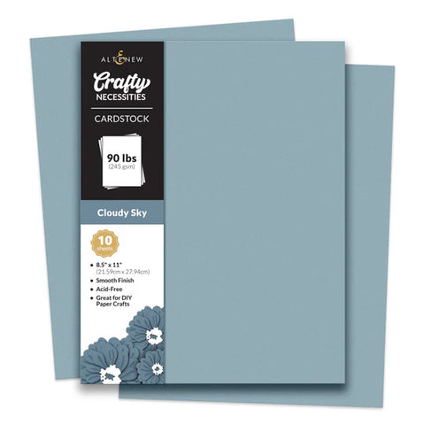 Crafty Necessities: Cloudy Sky Cardstock (10 sheets/set)