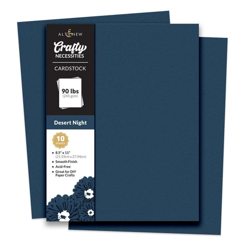 Crafty Necessities: Desert Night Cardstock (10 sheets/set)