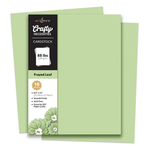 Crafty Necessities: Frayed Leaf Cardstock (10 sheets/set)