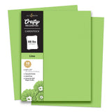 Crafty Necessities: Lime Cardstock (10 sheets/set)