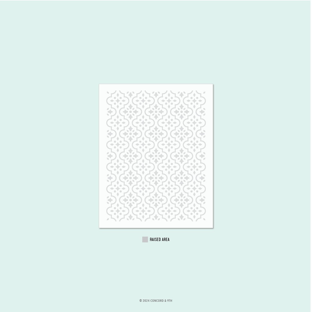 Charming Embossing Folder (2D)