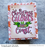 Christmas Calories Background 5x6 Stamp Set