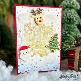 Christmas Calories Background 5x6 Stamp Set