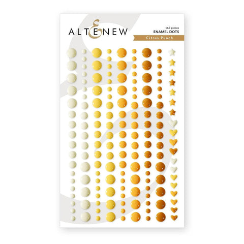 Citrus Punch Enamel Dots