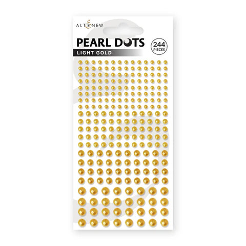 Light Gold Pearl Dots