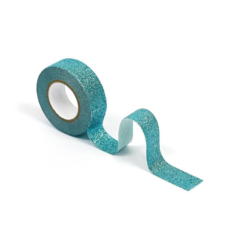 Turquoise Sparkle Glitter Tape