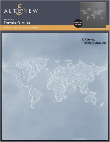 Traveler's Atlas 3D Embossing Folder