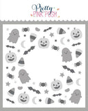 Layered Halloween Wreath Stencil (3 Lyr)