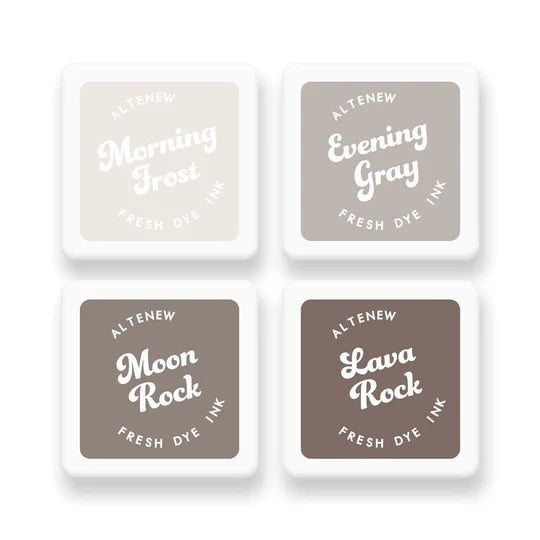 Warm Gray Fresh Dye Ink Mini Cube Set