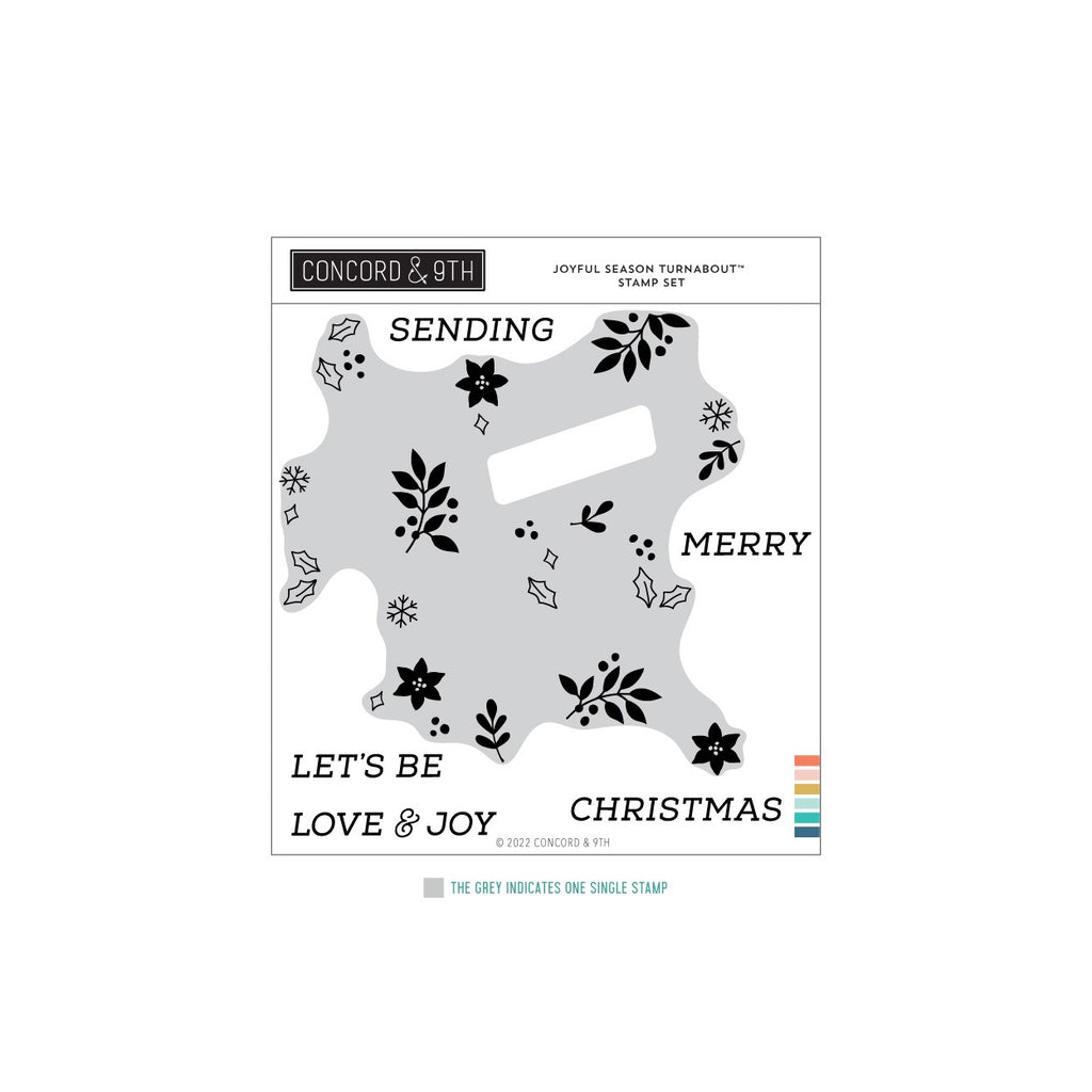 Joyful Season Turnabout™ Stamp Set (6 x 6)