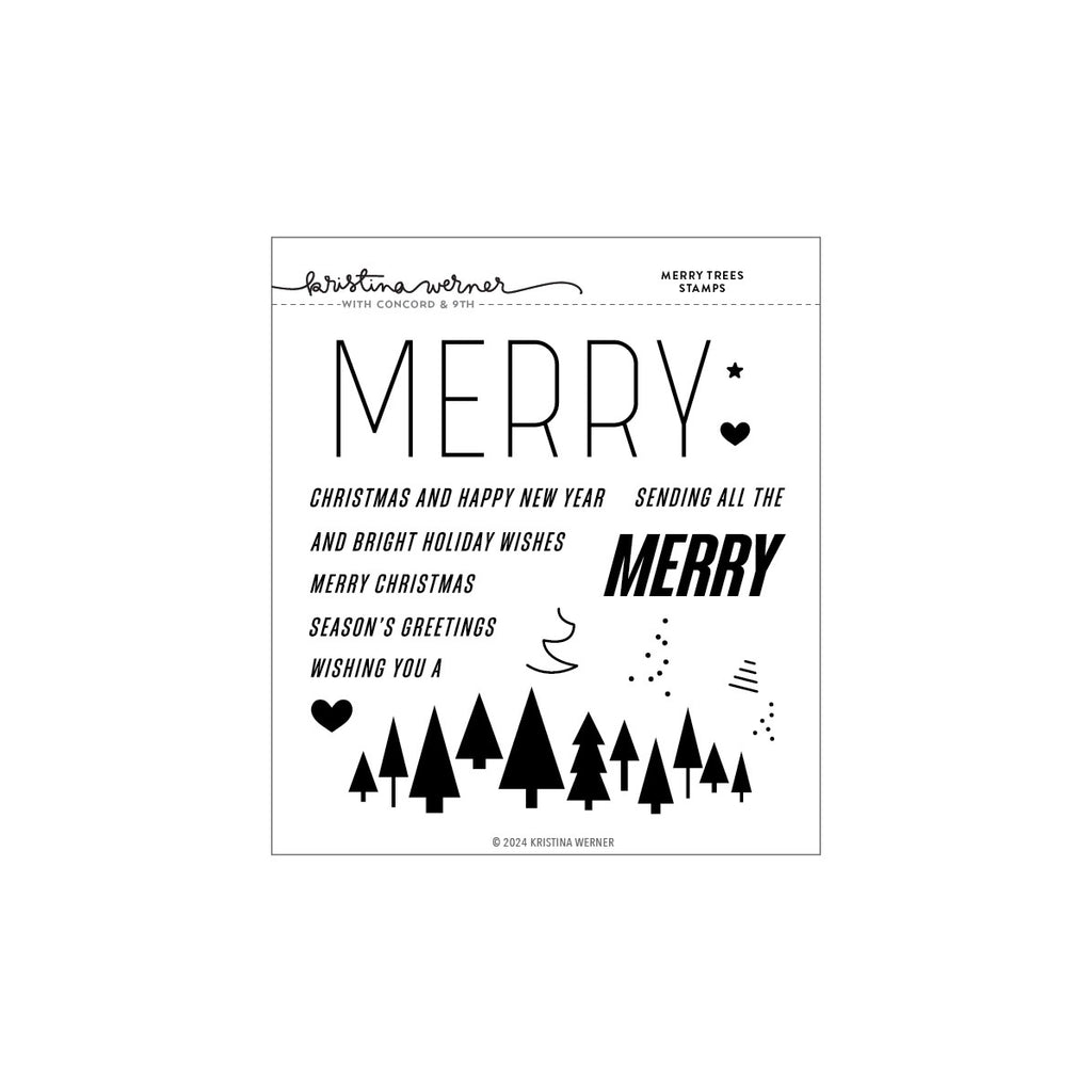 Merry Trees Stamp Set (6 x 6)