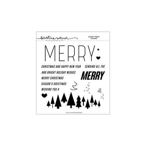 Merry Trees Stamp Set (6 x 6)