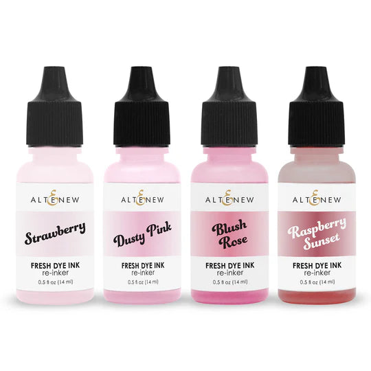 Blushberry Bliss Fresh Dye Ink Re-inker Bundle