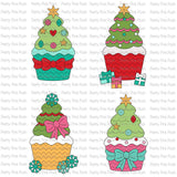 Big Christmas Cupcake Die Set