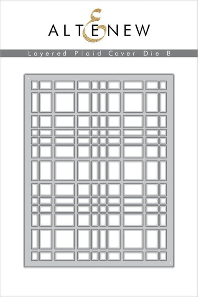 Layered Plaid Cover Die B – Bumbleberry Papercrafts Ltd