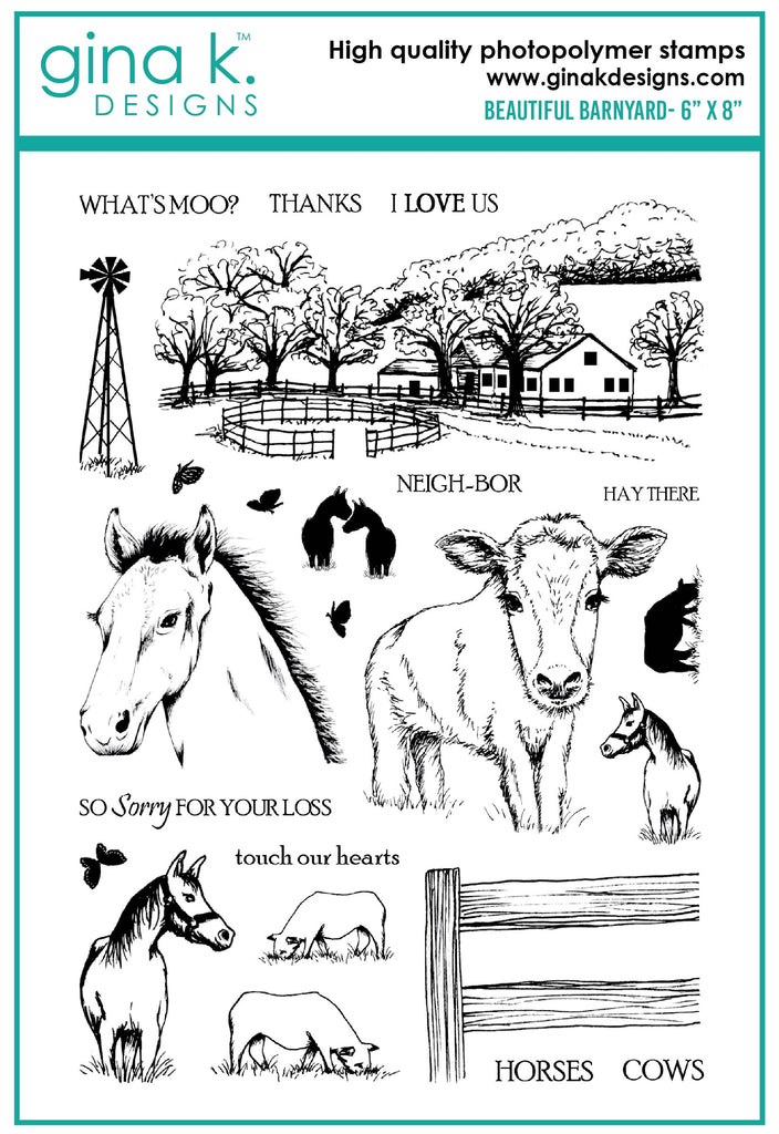 Beautiful Barnyard Stamp Set