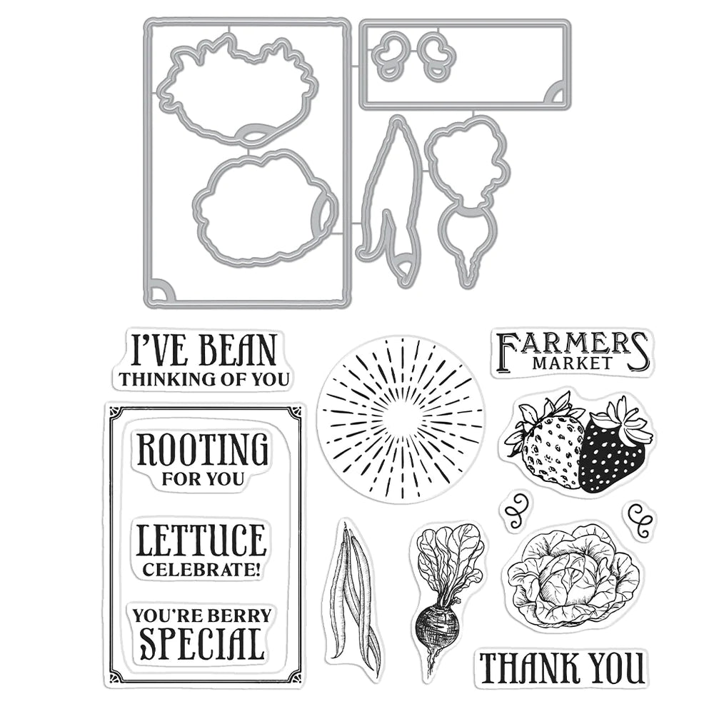 Produce Labels Stamp Cut XL