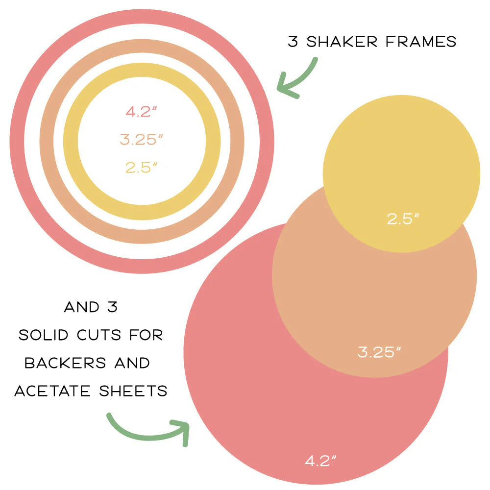 Cadres Shaker Circlescapes | Coupes de miel