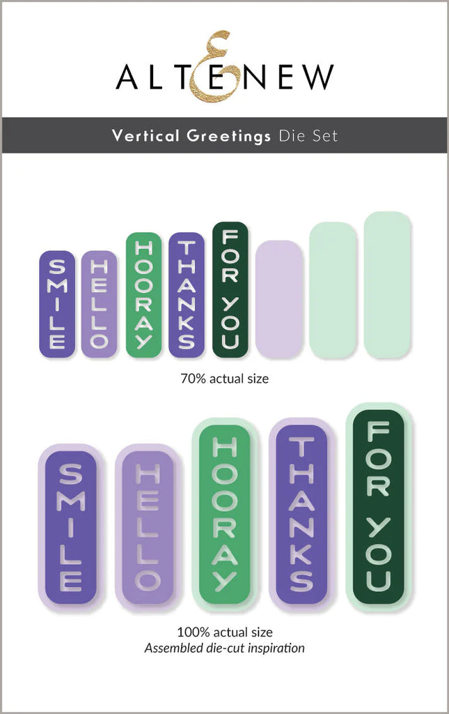 Ensemble de matrices de vœux verticales